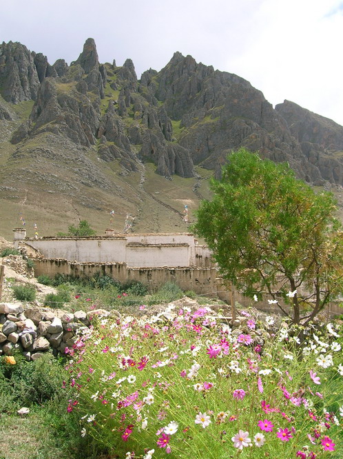 The small rural village of Gadong, outside of Lhasa. Gadong, Tibet.